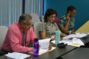 The Management team focused on the details of the exam analysis.